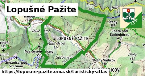 ikona Turistická mapa turisticky-atlas v lopusne-pazite