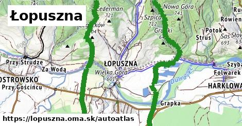 ikona Mapa autoatlas v lopuszna