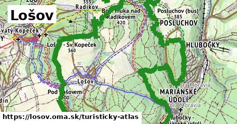 ikona Turistická mapa turisticky-atlas v losov