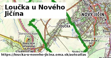 ikona Mapa autoatlas v loucka-u-noveho-jicina