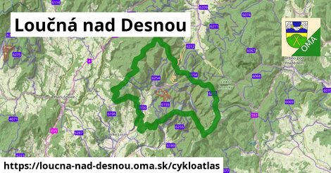 ikona Cyklo cykloatlas v loucna-nad-desnou