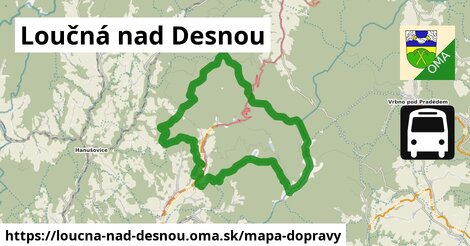 ikona Mapa dopravy mapa-dopravy v loucna-nad-desnou