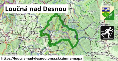 ikona Zimná mapa zimna-mapa v loucna-nad-desnou