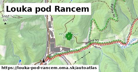 ikona Mapa autoatlas v louka-pod-rancem