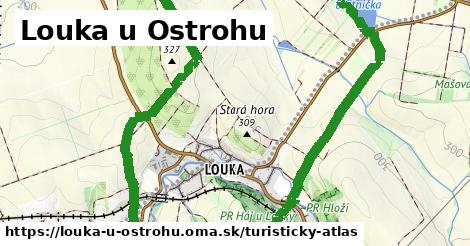 ikona Louka u Ostrohu: 0 m trás turisticky-atlas v louka-u-ostrohu
