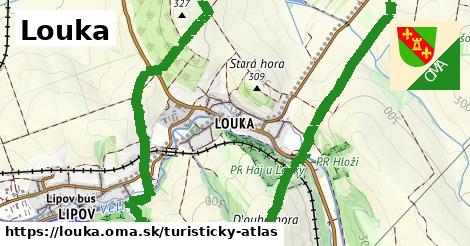 ikona Turistická mapa turisticky-atlas v louka