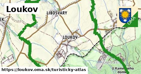 ikona Turistická mapa turisticky-atlas v loukov