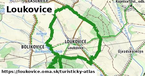 ikona Turistická mapa turisticky-atlas v loukovice