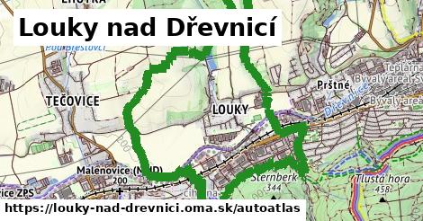 ikona Mapa autoatlas v louky-nad-drevnici