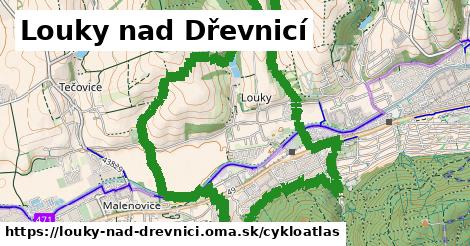 ikona Cyklo cykloatlas v louky-nad-drevnici