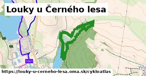 ikona Louky u Černého lesa: 0 m trás cykloatlas v louky-u-cerneho-lesa