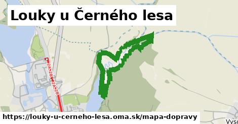 ikona Louky u Černého lesa: 0 m trás mapa-dopravy v louky-u-cerneho-lesa