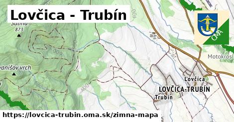 ikona Lovčica - Trubín: 0 m trás zimna-mapa v lovcica-trubin