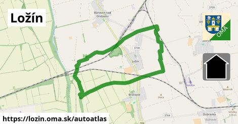 ikona Mapa autoatlas v lozin