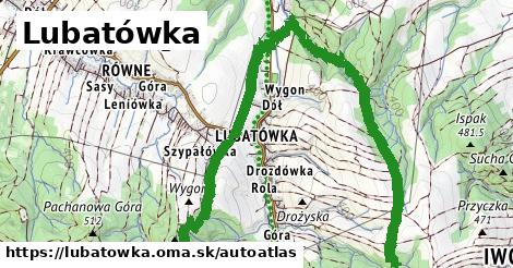 ikona Mapa autoatlas v lubatowka