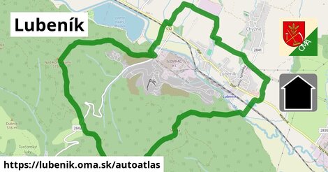 ikona Mapa autoatlas v lubenik