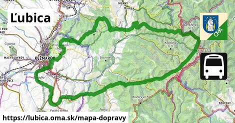 ikona Mapa dopravy mapa-dopravy v lubica