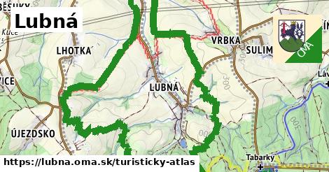 ikona Turistická mapa turisticky-atlas v lubna