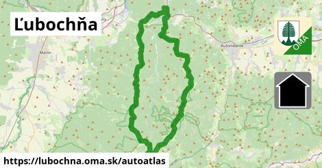 ikona Mapa autoatlas v lubochna