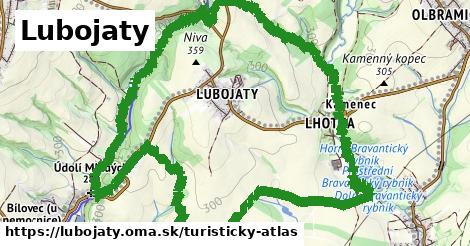 ikona Turistická mapa turisticky-atlas v lubojaty