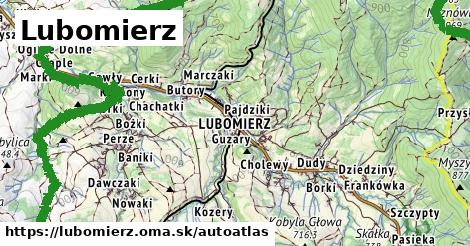 ikona Mapa autoatlas v lubomierz