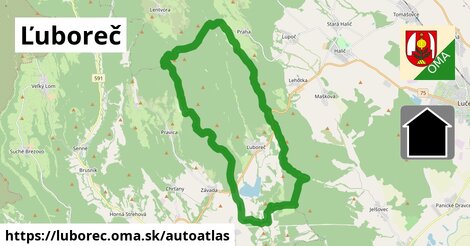 ikona Mapa autoatlas v luborec