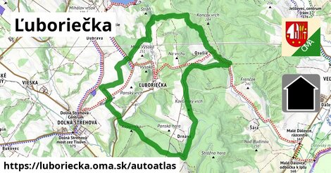 ikona Mapa autoatlas v luboriecka