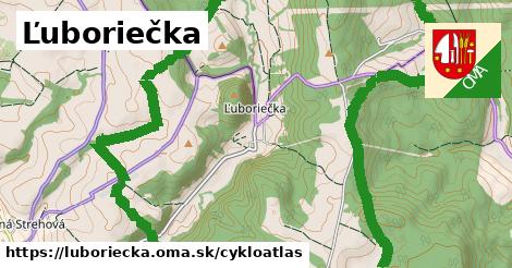 ikona Ľuboriečka: 7,0 km trás cykloatlas v luboriecka