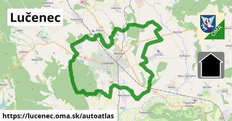 ikona Mapa autoatlas v lucenec