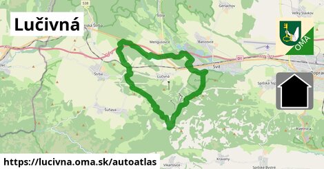 ikona Mapa autoatlas v lucivna