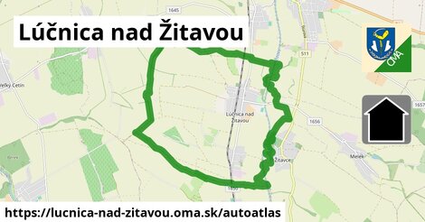 ulice v Lúčnica nad Žitavou