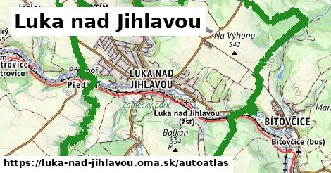 ikona Mapa autoatlas v luka-nad-jihlavou