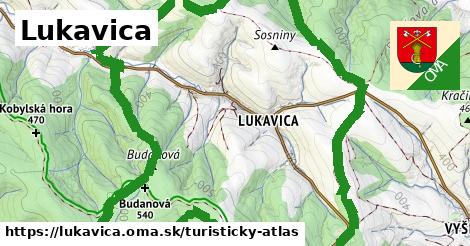 ikona Turistická mapa turisticky-atlas v lukavica