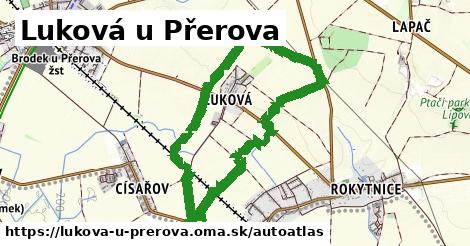 ikona Mapa autoatlas v lukova-u-prerova