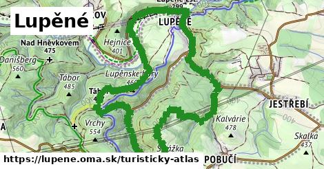 ikona Turistická mapa turisticky-atlas v lupene