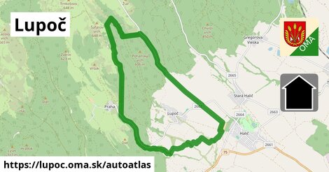 ikona Mapa autoatlas v lupoc