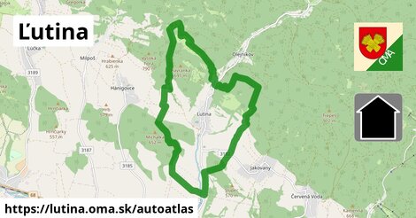 ikona Mapa autoatlas v lutina