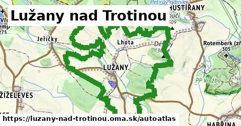 ikona Mapa autoatlas v luzany-nad-trotinou