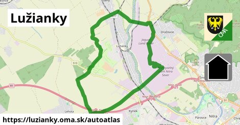 ikona Mapa autoatlas v luzianky