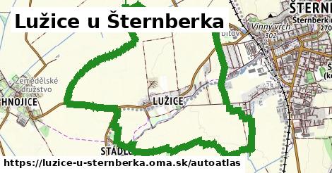 ikona Mapa autoatlas v luzice-u-sternberka