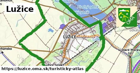 ikona Lužice: 1,46 km trás turisticky-atlas v luzice