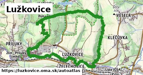 ikona Mapa autoatlas v luzkovice