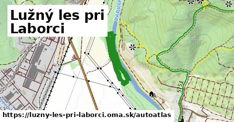 ikona Mapa autoatlas v luzny-les-pri-laborci