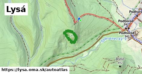 ikona Mapa autoatlas v lysa