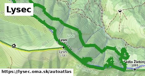 ikona Mapa autoatlas v lysec