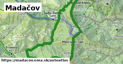 ikona Mapa autoatlas v madacov