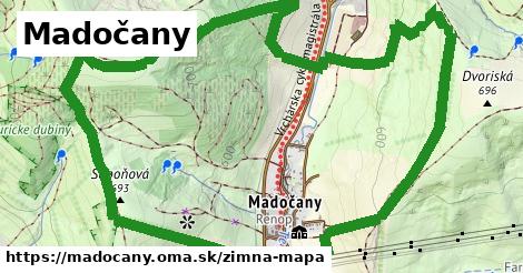 ikona Madočany: 0 m trás zimna-mapa v madocany