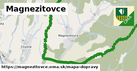 ikona Magnezitovce: 0 m trás mapa-dopravy v magnezitovce