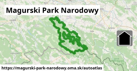 ikona Mapa autoatlas v magurski-park-narodowy