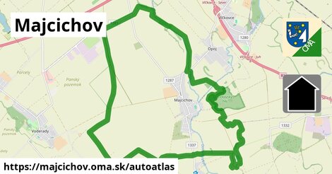 ikona Mapa autoatlas v majcichov